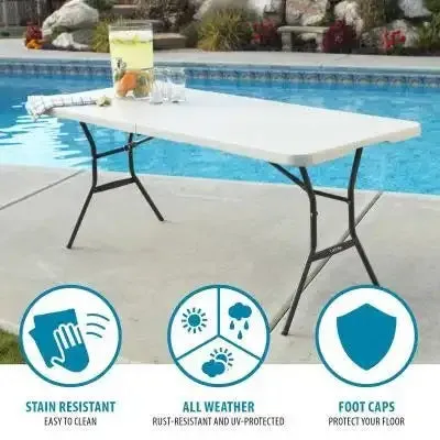 6-Foot Fold-in-Half Commercial Table 5011