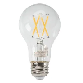 A19 Filament Bulb, 40W Equivalent, E26 Medium Base, 5000K, 90CRI, Clear