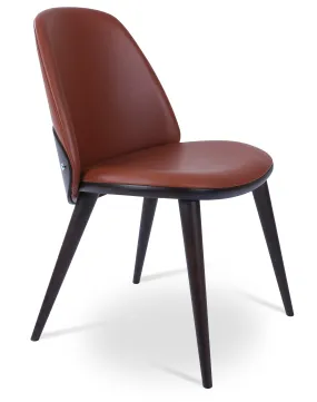 Aston - Dining Chair with Cinnamon PPM Seat and Beech Wenge Base by BNT sohoConcept