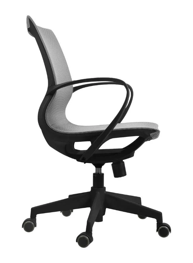 Black Frame Middle Back Ergonomic Mesh Office Chair for Executive, Manager, for Home and Offices