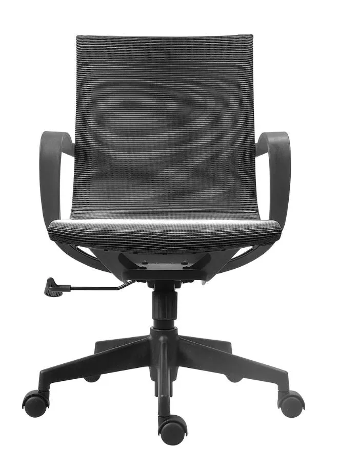 Black Frame Middle Back Ergonomic Mesh Office Chair for Executive, Manager, for Home and Offices
