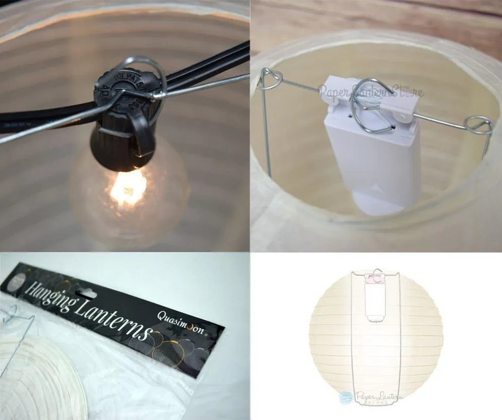BLOWOUT 5-PACK 10" Driftwood Grey Round Paper Lantern, Crisscross Ribbing, Chinese Hanging Wedding & Party Decoration