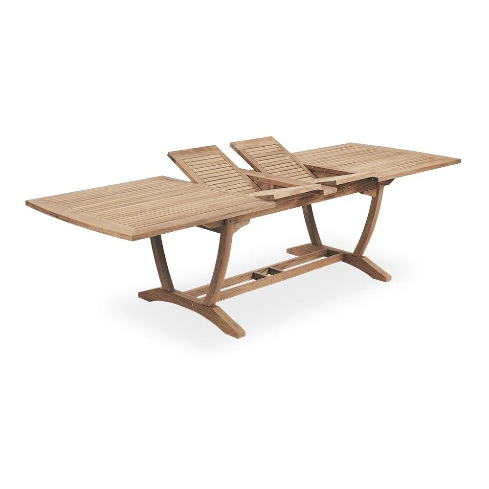 Burnham Teak Table | Extending Teak Garden Table