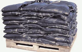 Buy Filled Black UV PP Sandbags | Flood Protection