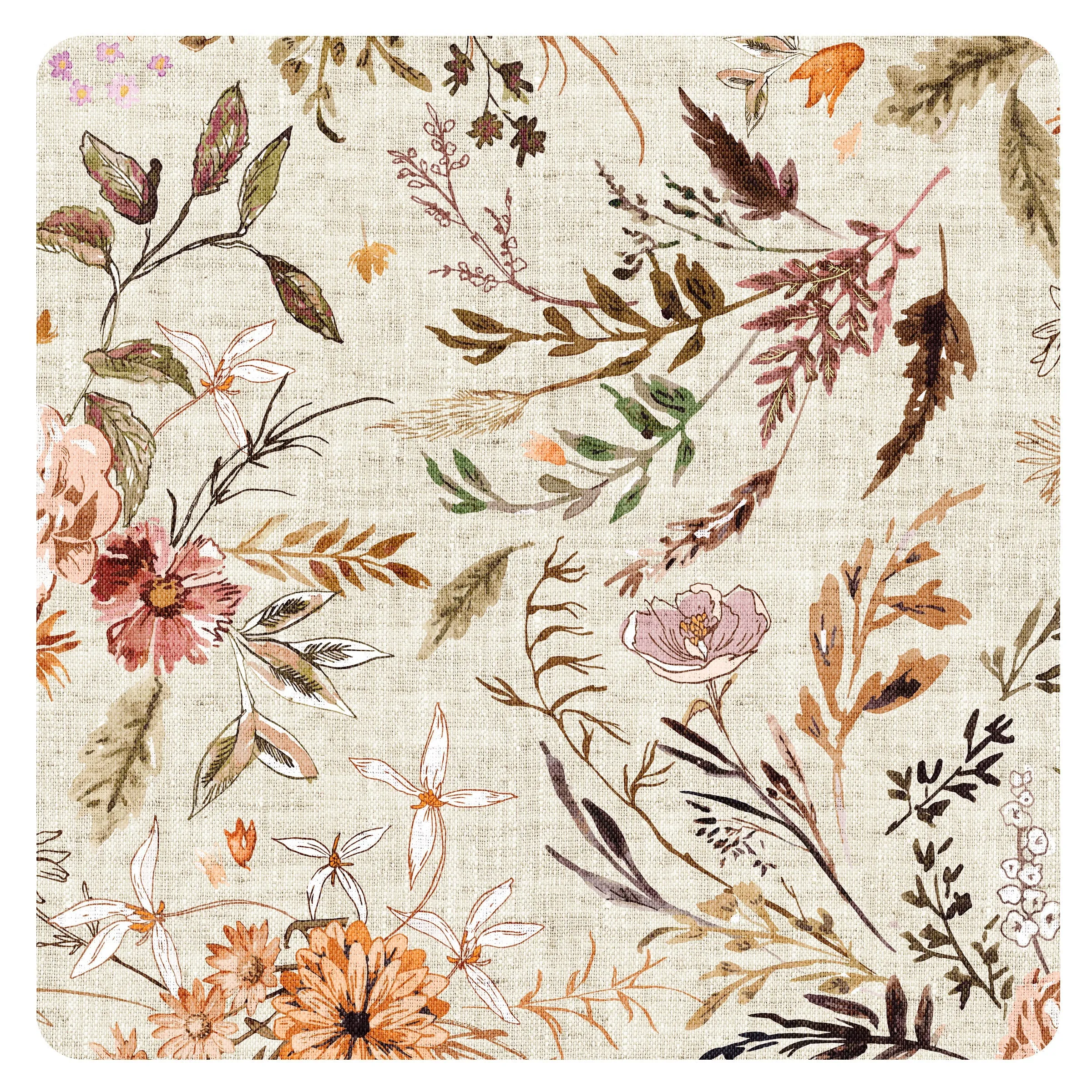 Delilah Floral Splash Mat - A Waterproof Catch-all For Highchair Spills And More!