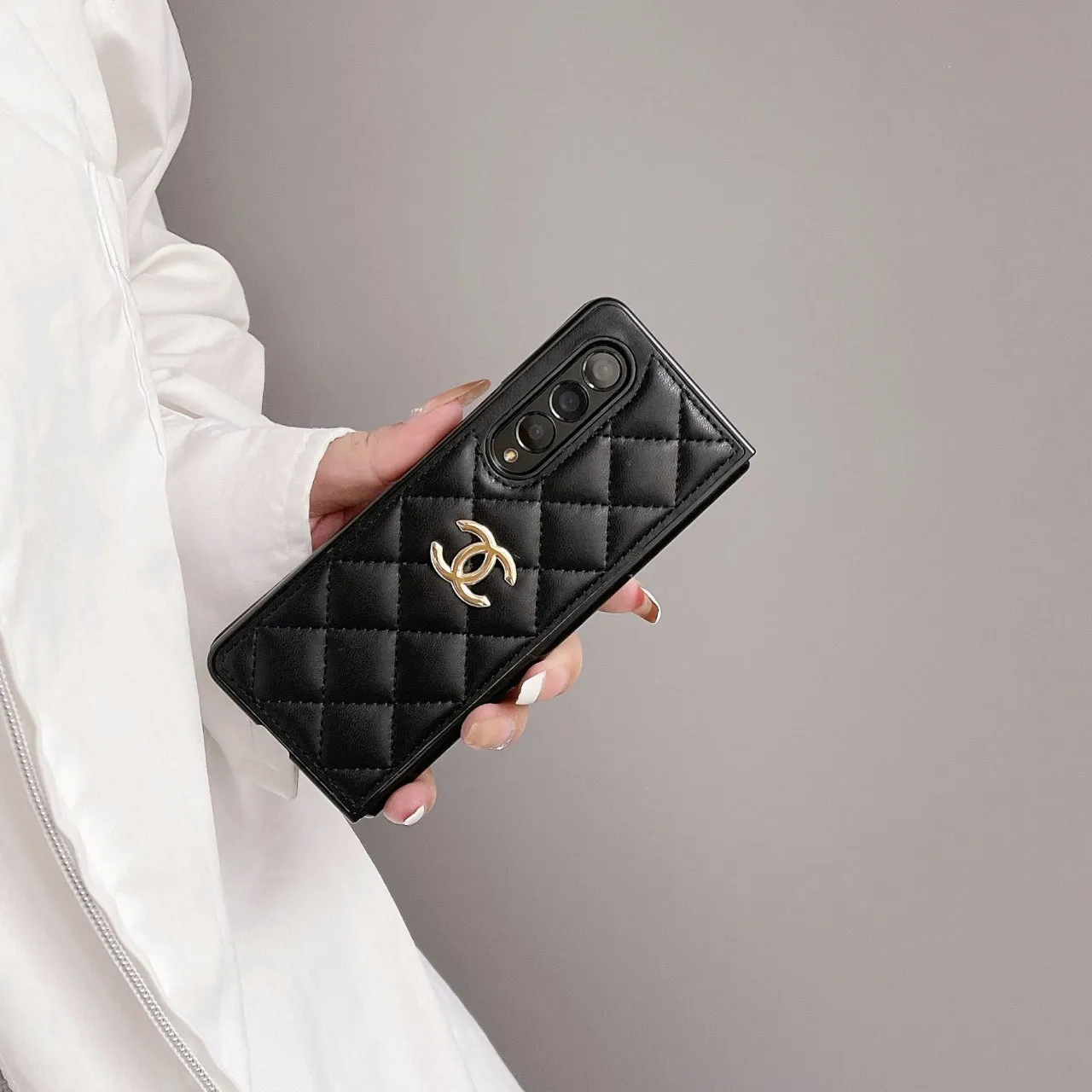 Diamond leather FOLD CASE