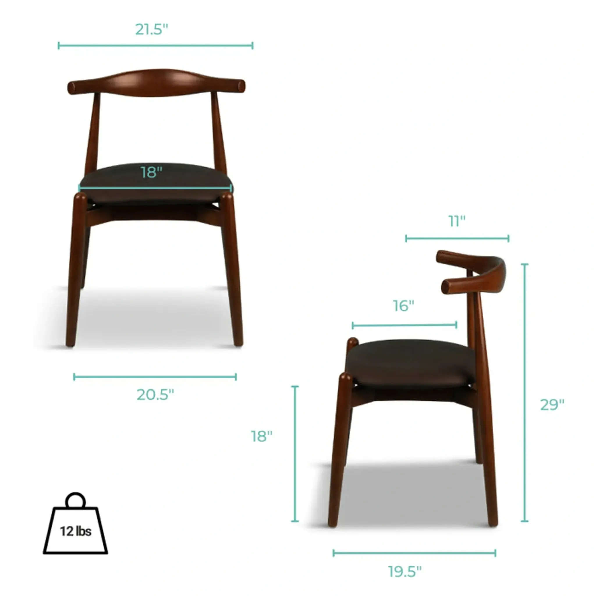 ErgoStak Modern Lumbar Chair