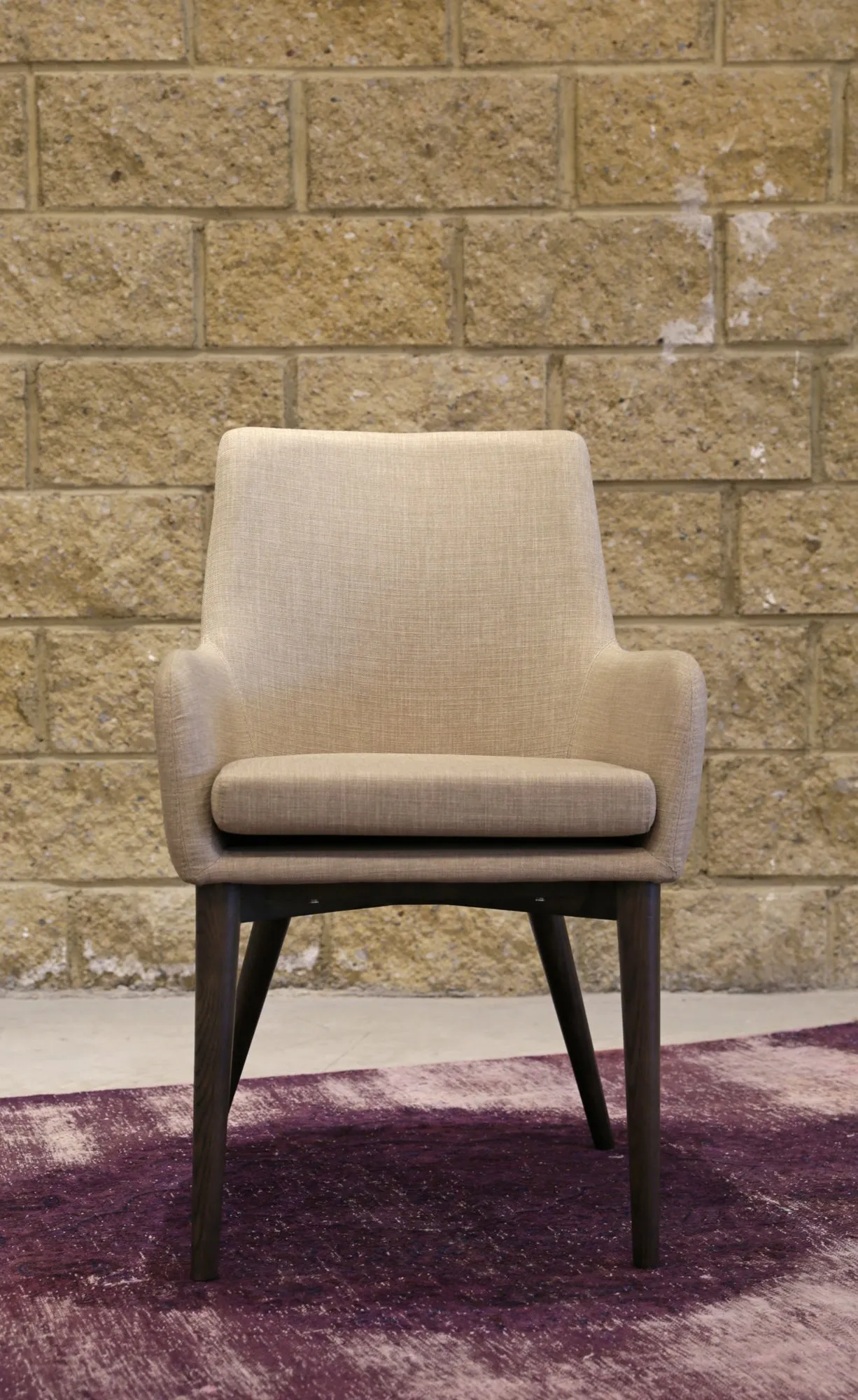 Fritz Arm Chair | Beige | by LH Imports