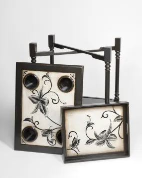Hand Painted Side Folding Table