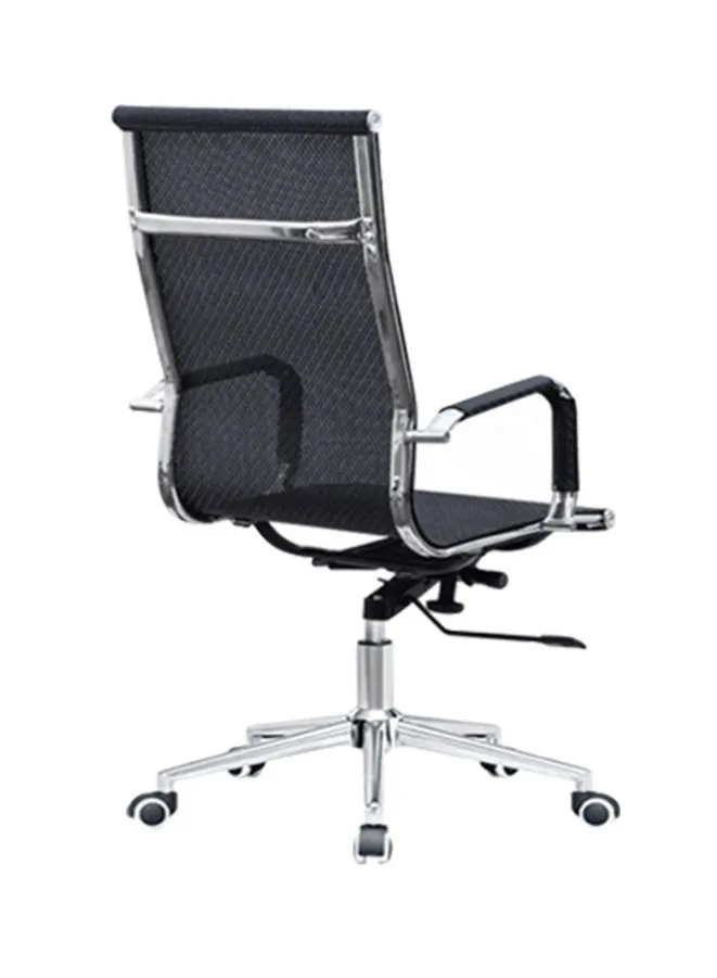 High Back Mesh Office Chair with Adjustable Height and Chrome Legs