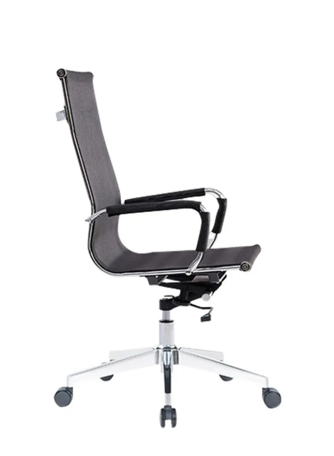 High Back Mesh Office Chair with Adjustable Height and Chrome Legs