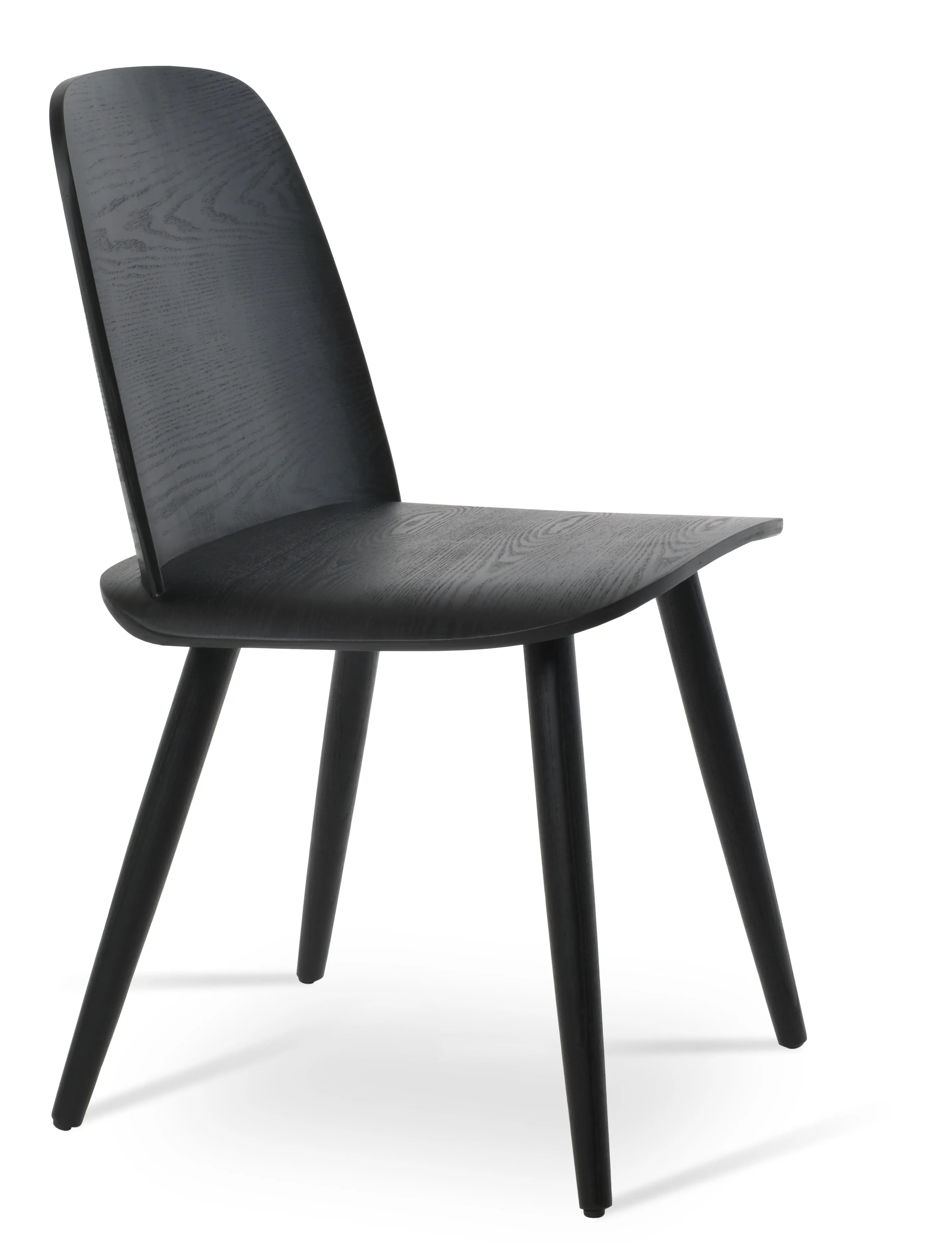 Janelle - Dining Chair with Black Finished Seat and Black Finished Base by BNT sohoConcept
