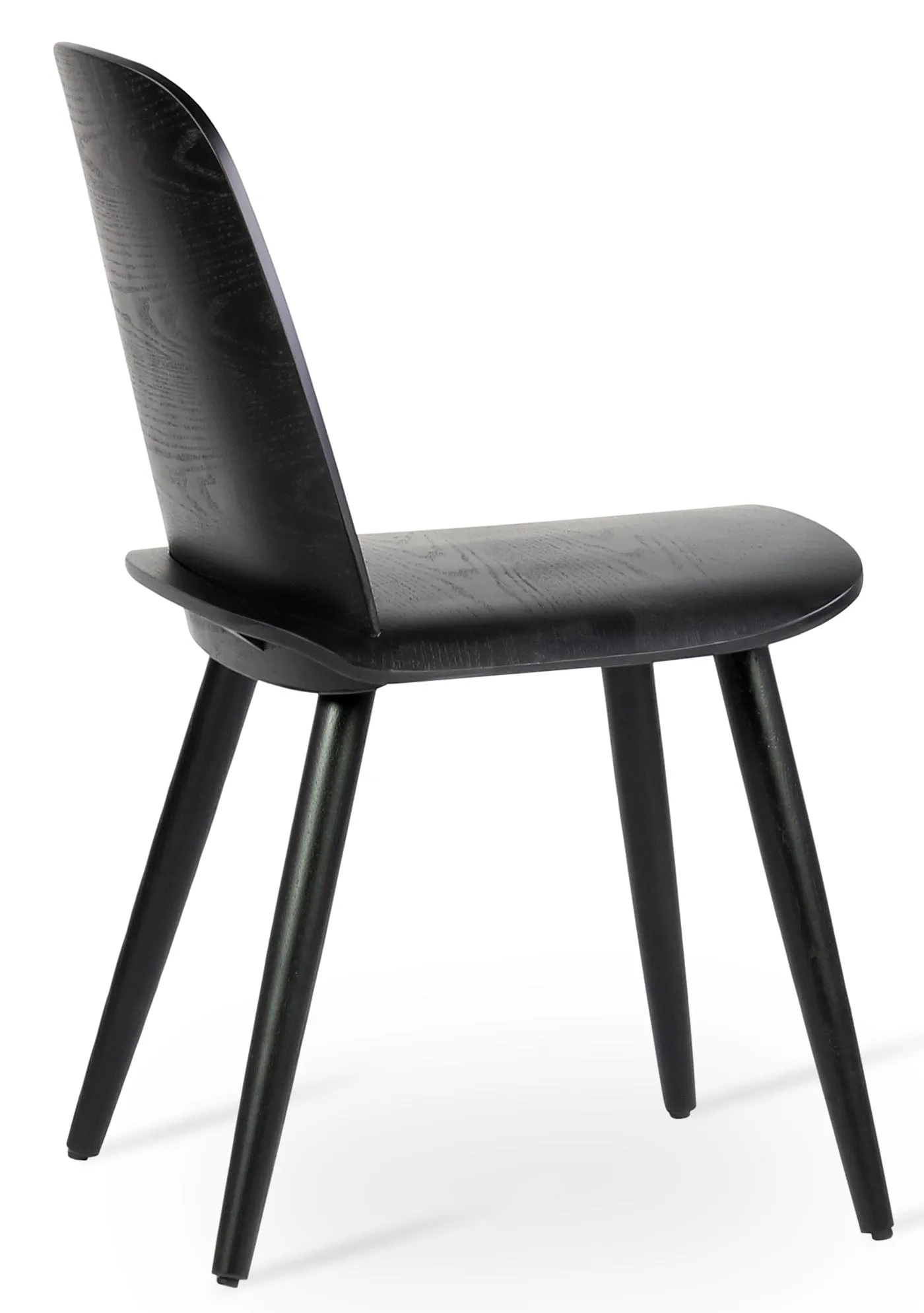 Janelle - Dining Chair with Black Finished Seat and Black Finished Base by BNT sohoConcept