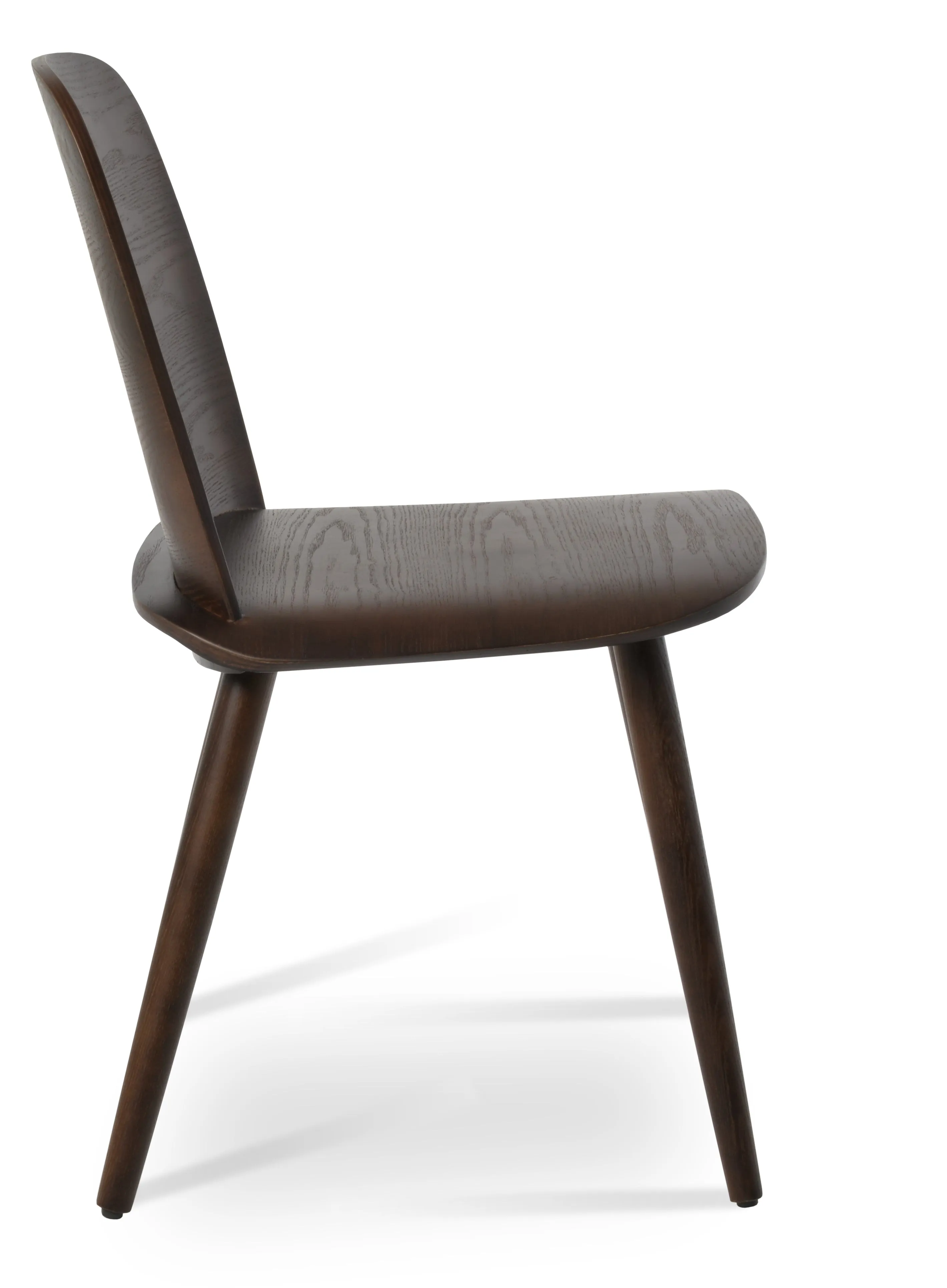 Janelle - Dining Chair with Walnut Finished Seat and Walnut Finished Base by BNT sohoConcept