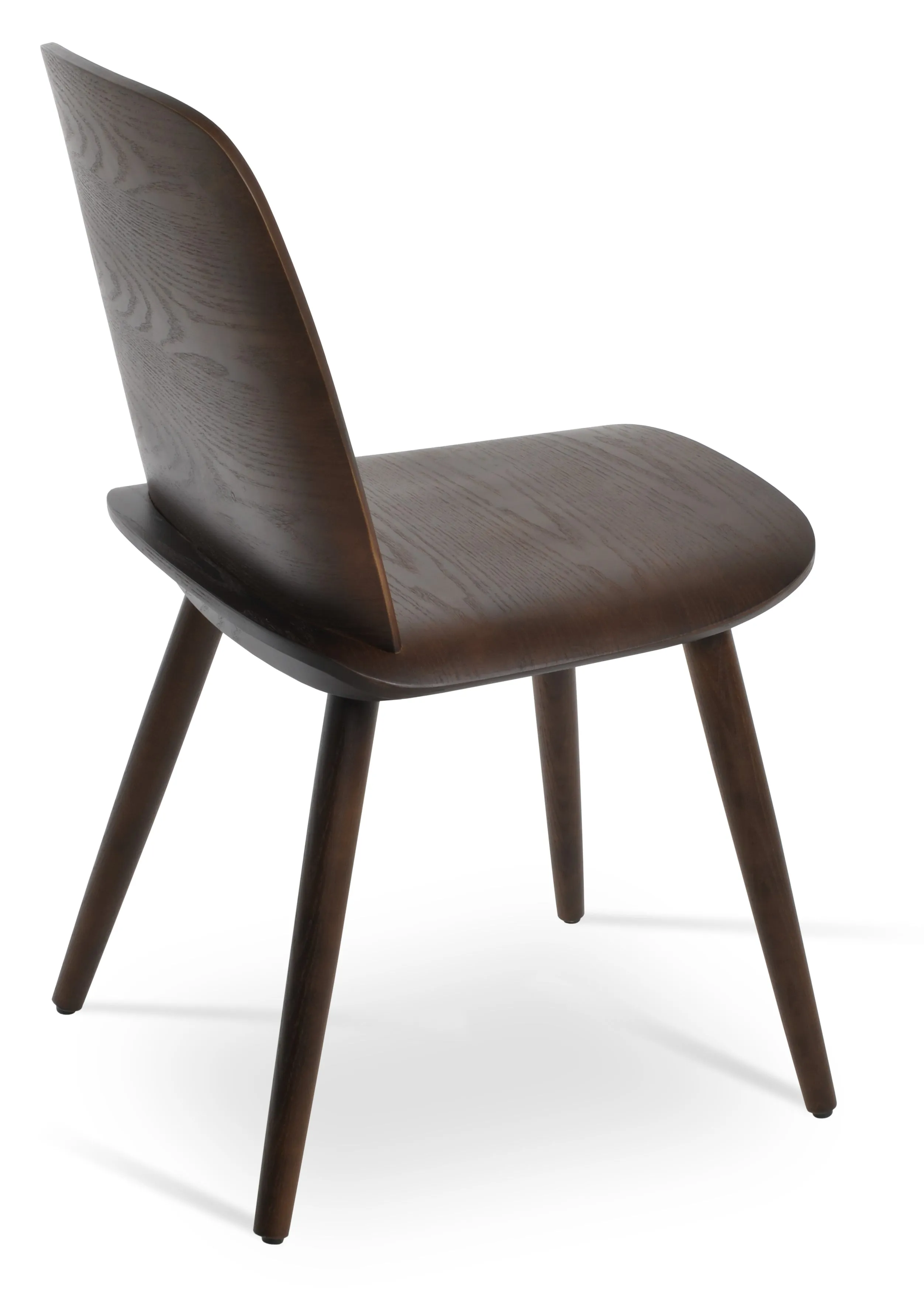 Janelle - Dining Chair with Walnut Finished Seat and Walnut Finished Base by BNT sohoConcept