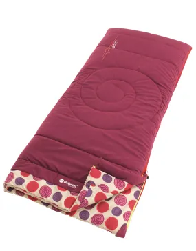 Kids Circles Sleeping Bag - Berry