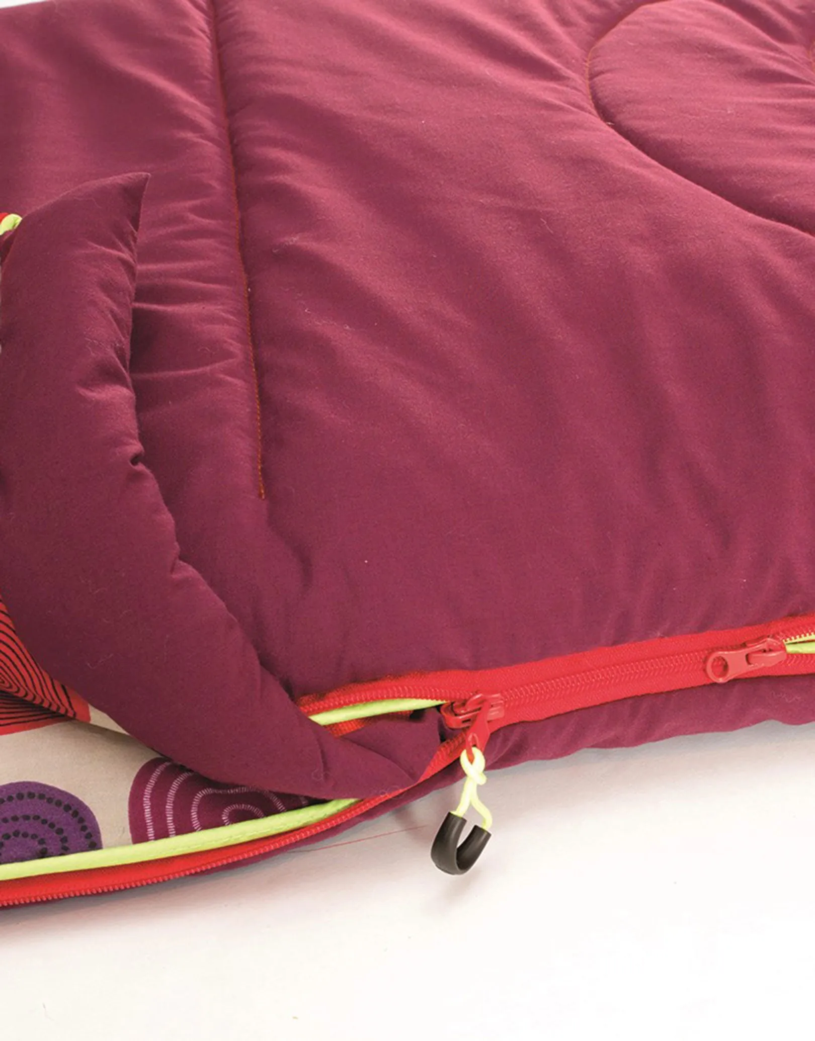 Kids Circles Sleeping Bag - Berry