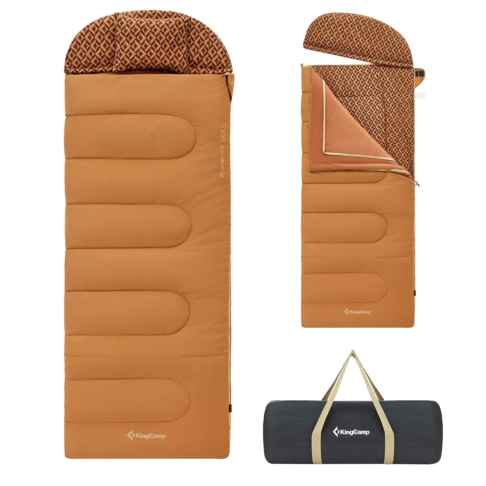 KingCamp 3-in-1 Sleeping Bag with Removable Liner