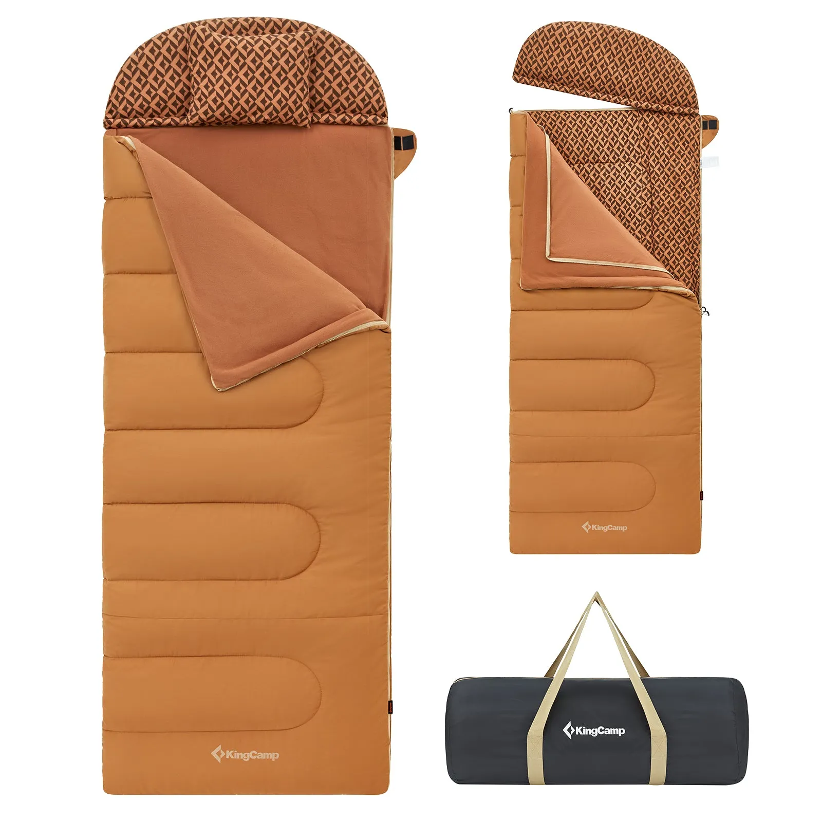 KingCamp 3-in-1 Sleeping Bag with Removable Liner
