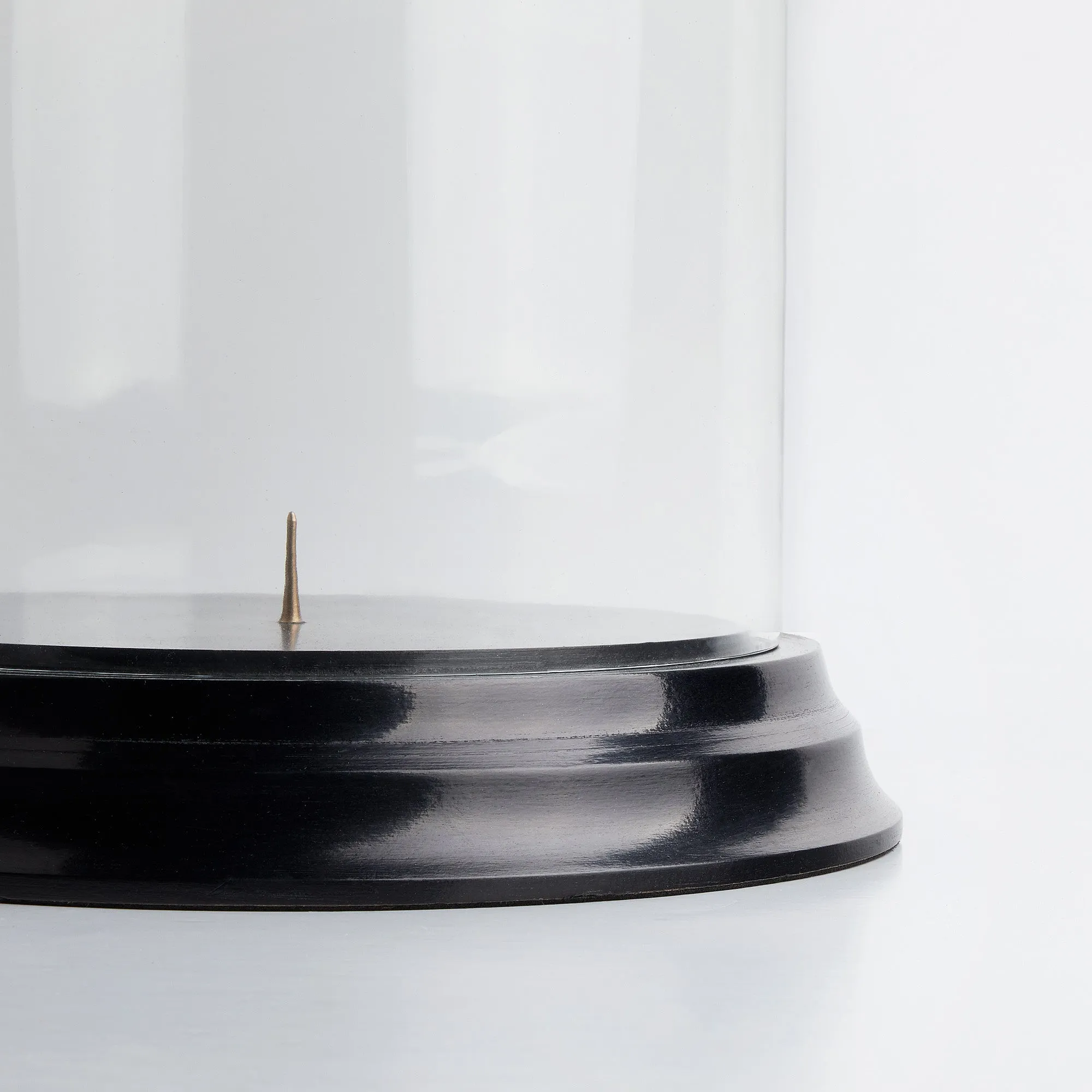 Larger Gusto storm lantern base in ebony