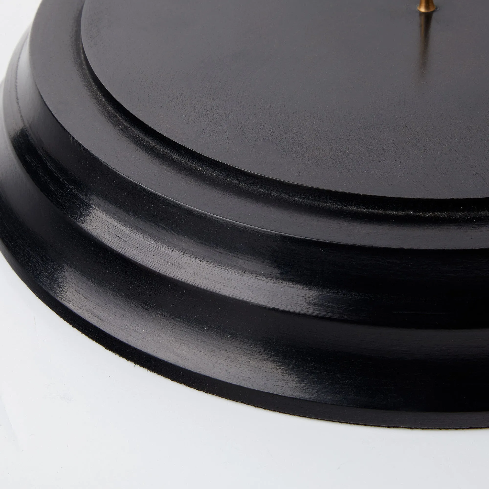 Larger Gusto storm lantern base in ebony