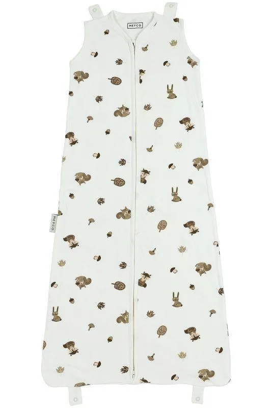 Meyco Baby Sleeping Bag - All Seasons, 6m-3Y - in Forest Animal Design