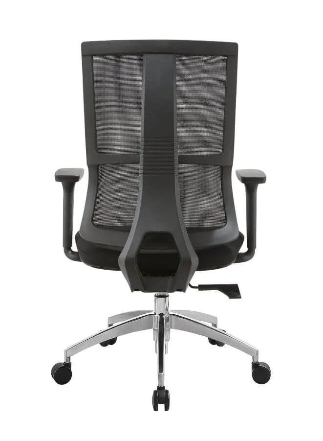 Modern Mesh Medium Back Office Chair with Adjustable Armrests for Office and Home
