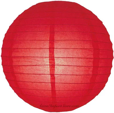 MoonBright 12" Red Paper Lantern String Light Set (10-PACK Combo Kit)