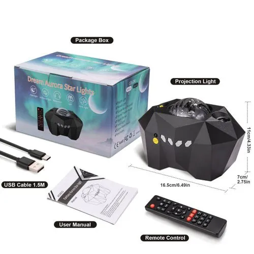 Northern Lights Galaxy Projector Aurora Star Projector Night Light