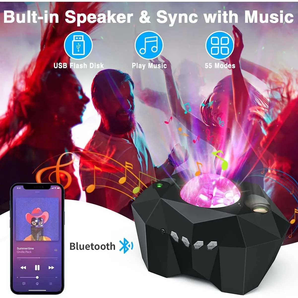 Northern Lights Galaxy Projector Aurora Star Projector Night Light