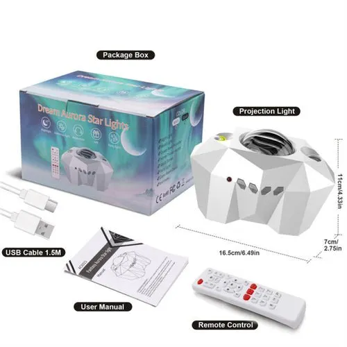 Northern Lights Galaxy Projector Aurora Star Projector Night Light