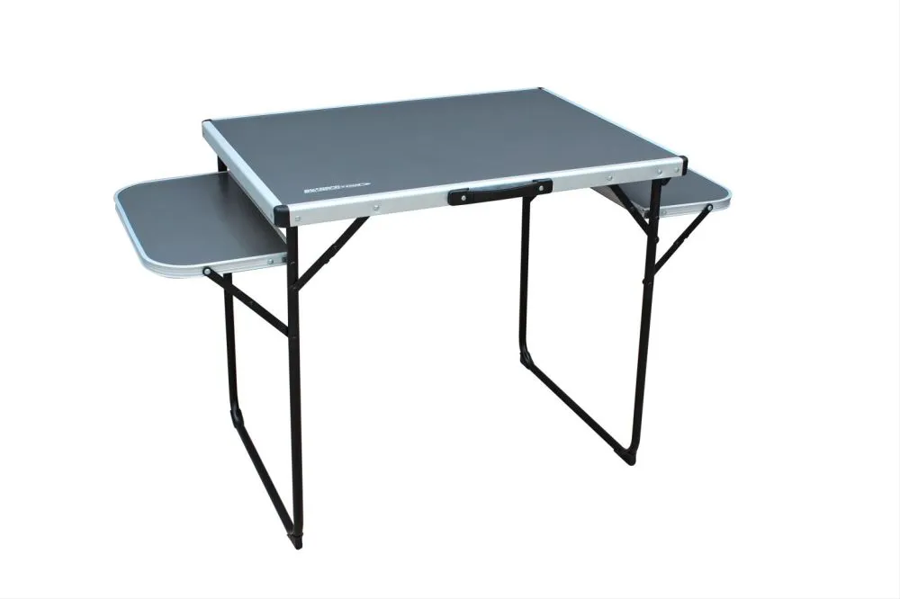 Outdoor Revolution Aluminium Top Camping Table with Folding Side Tables130 x 60cm