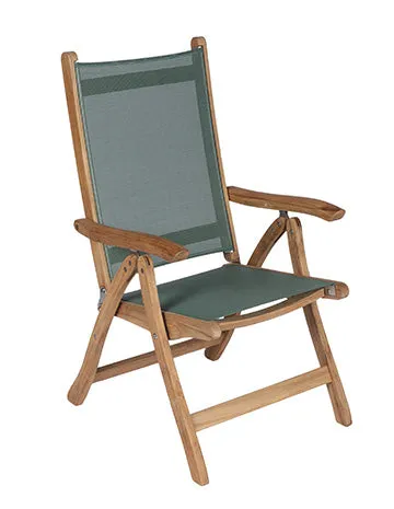 Royal Teak Florida Sling 9-Piece Dining Group