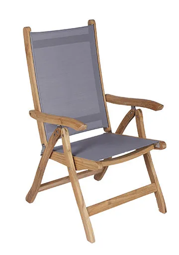 Royal Teak Florida Sling 9-Piece Dining Group