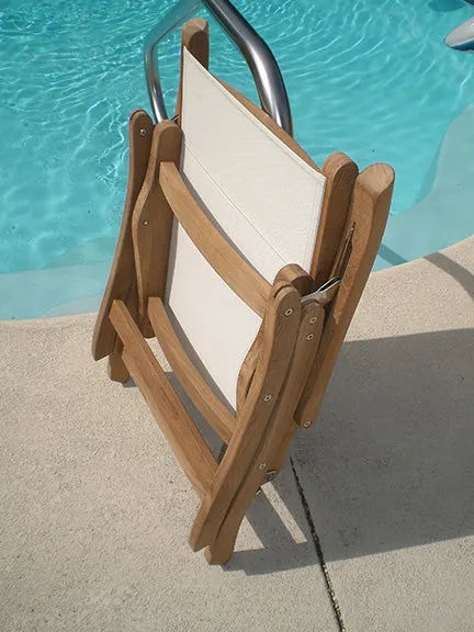 Royal Teak Florida Sling 9-Piece Dining Group