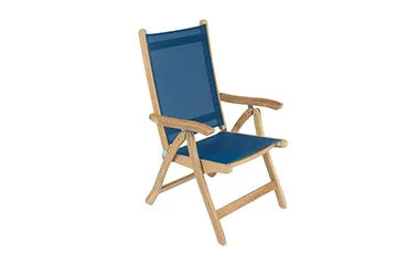 Royal Teak Florida Sling 9-Piece Dining Group