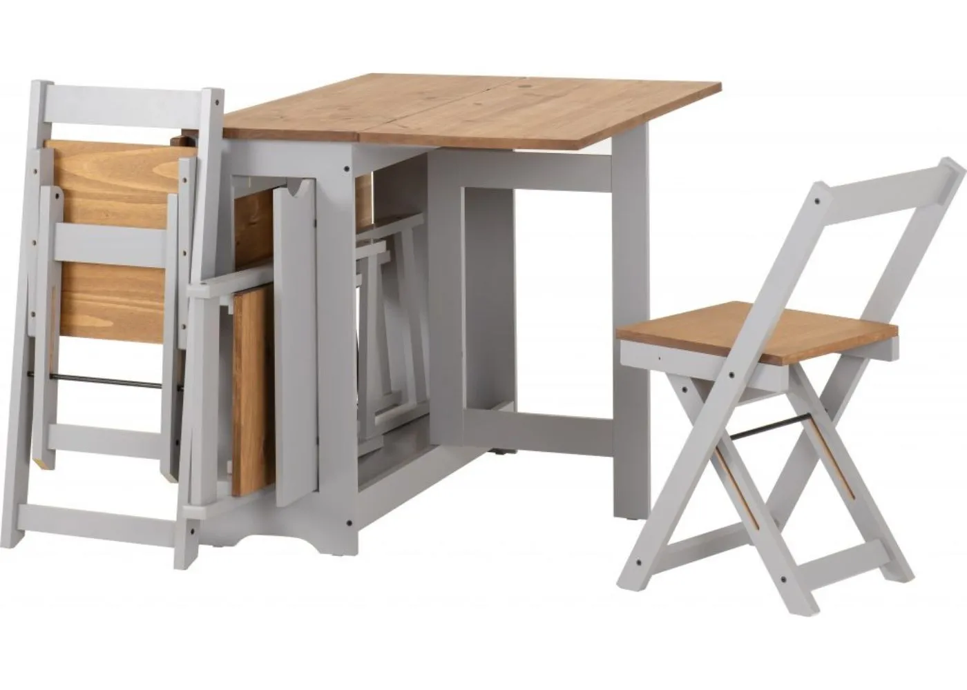 Santos Grey Butterfly Dining Set by Wholesale Beds