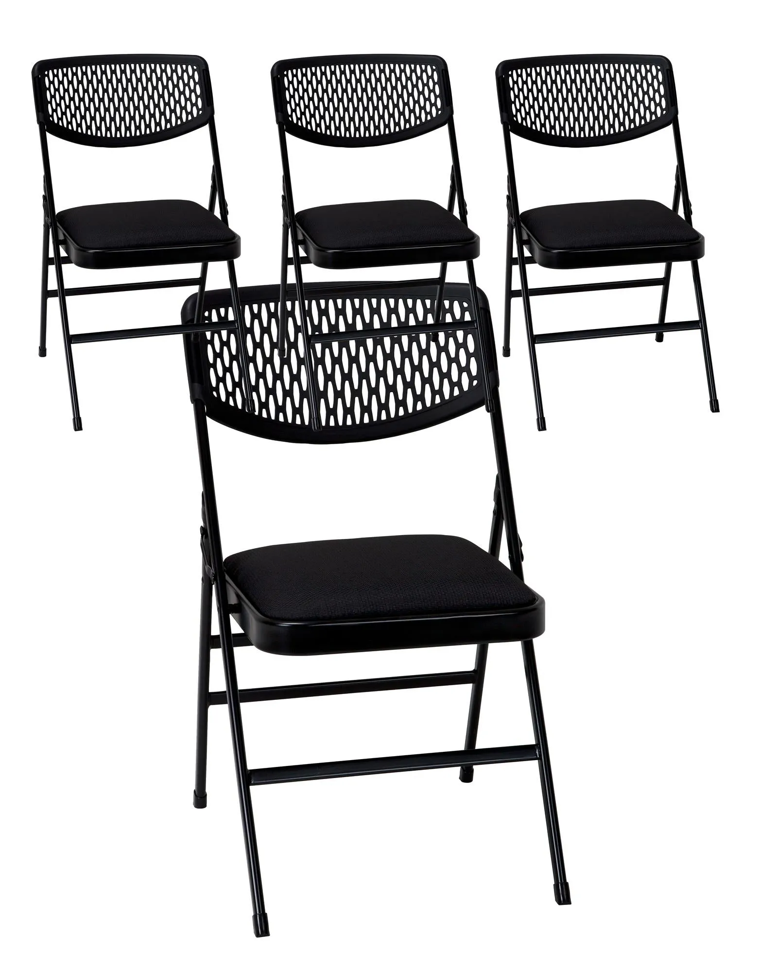Ultra-Comfort Commercial XL Premium Fabric Padded Folding Chair Set