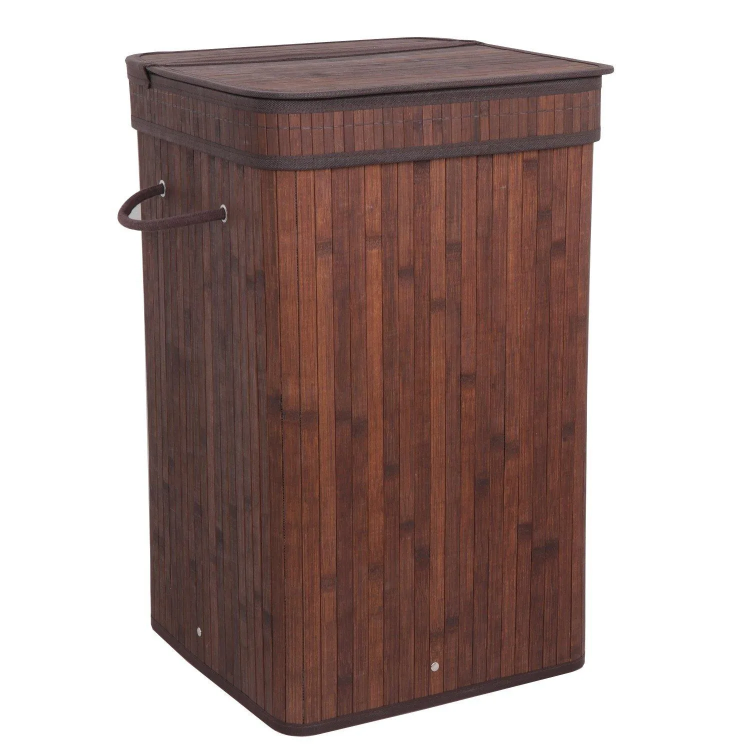 ZENY™  String Handles Square Laundry Hamper Bamboo