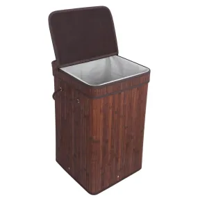 ZENY™  String Handles Square Laundry Hamper Bamboo
