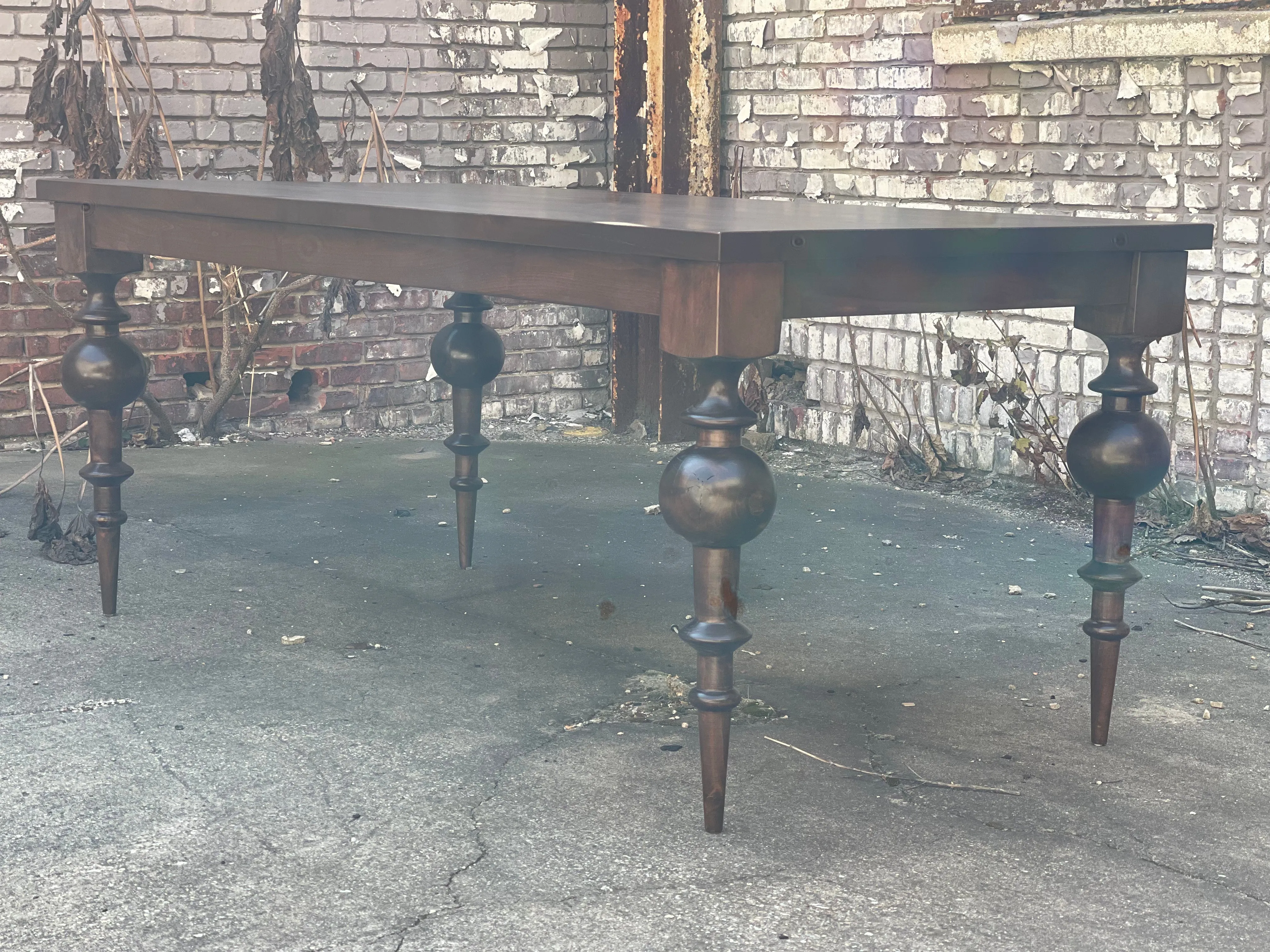 Zgallerie Daphne inspired Turned Leg Dining Table