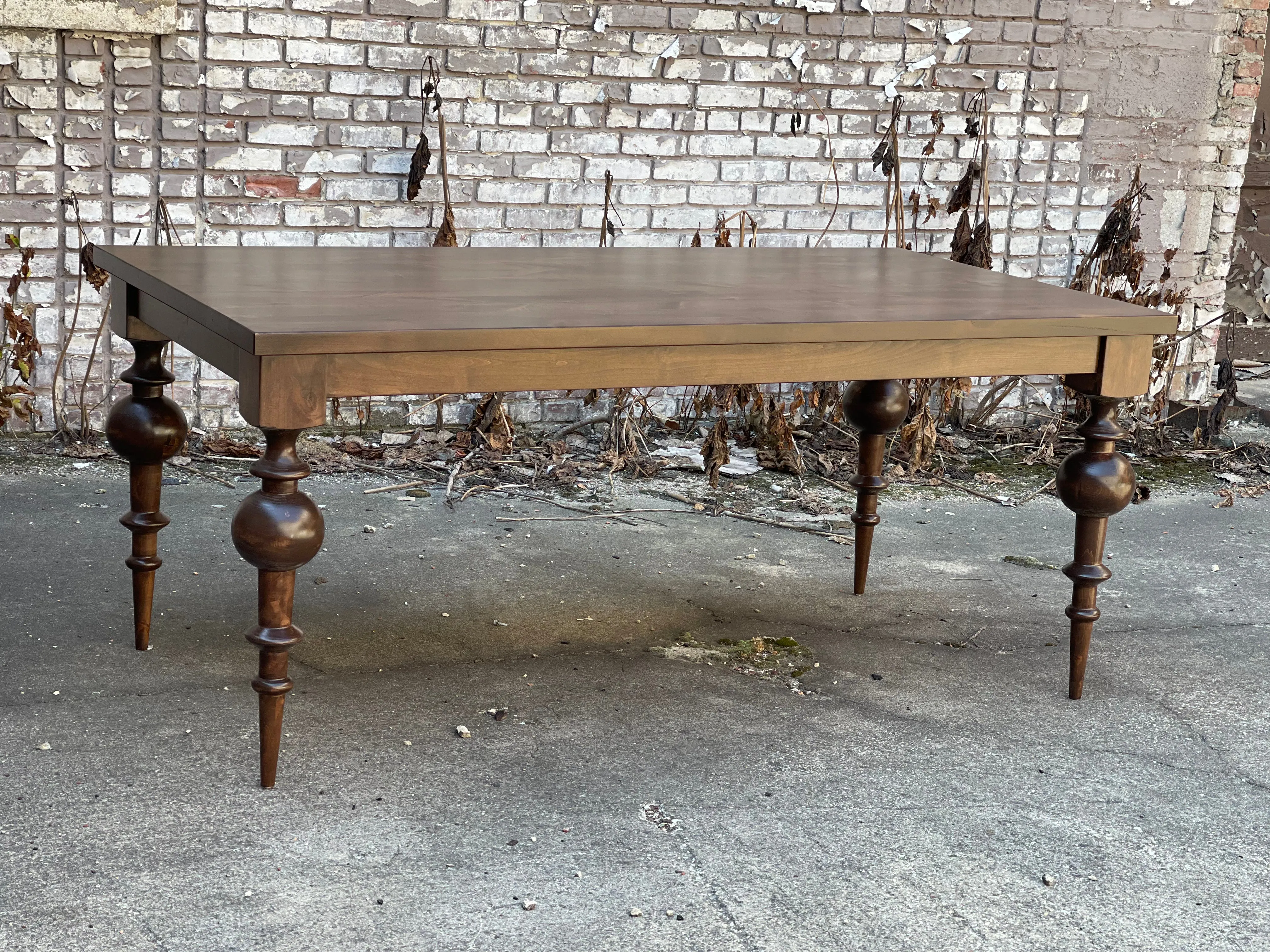 Zgallerie Daphne inspired Turned Leg Dining Table