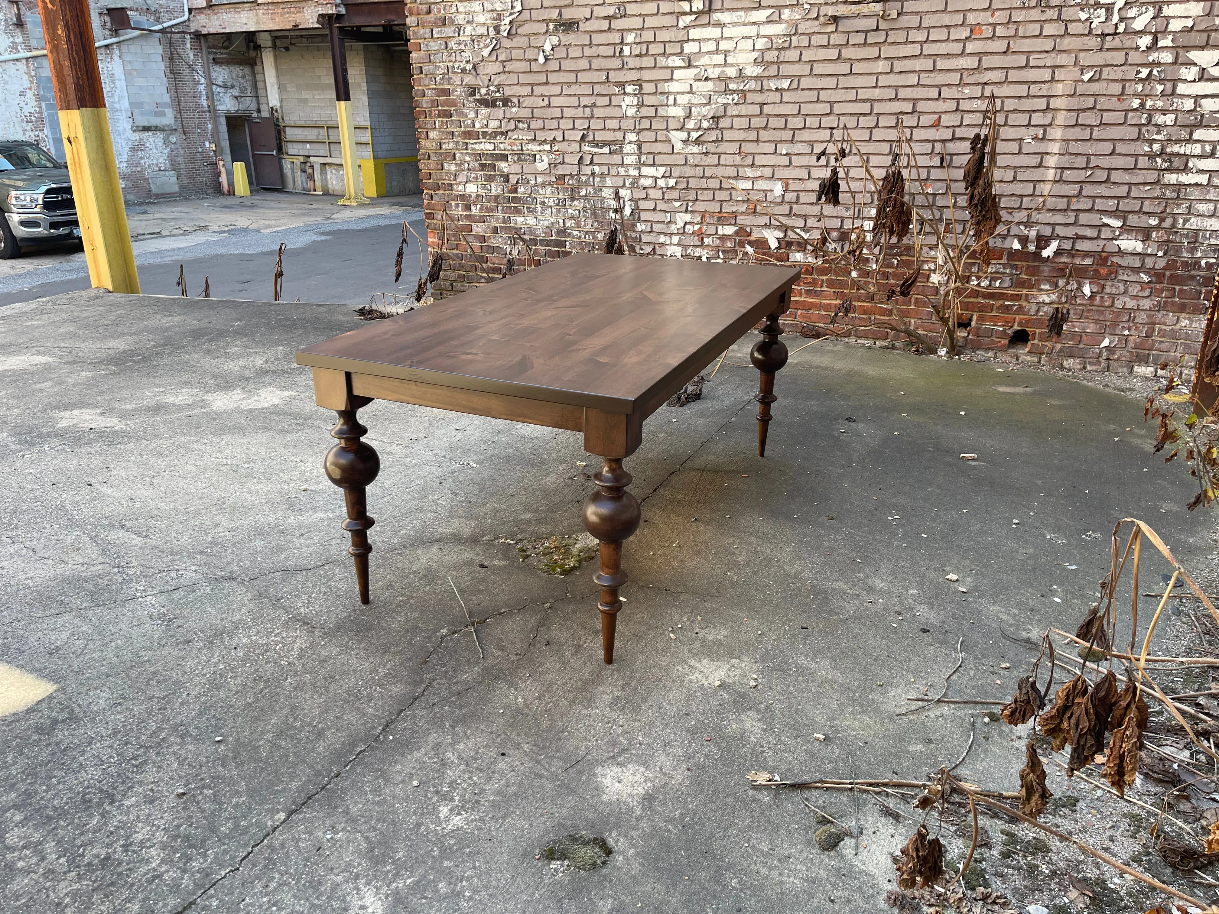 Zgallerie Daphne inspired Turned Leg Dining Table